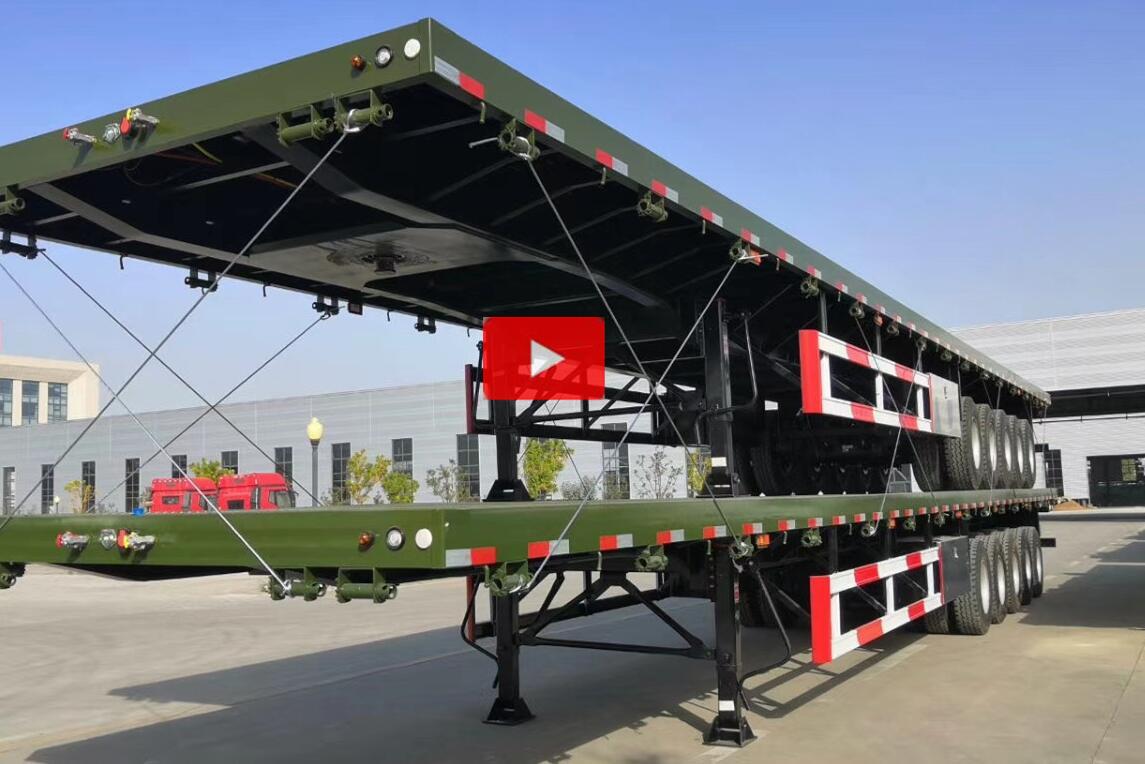 5 axles 40ft flatbed trailer