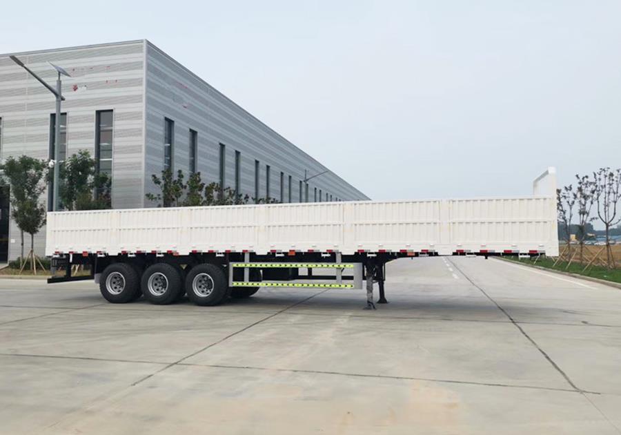 3 axles 40ft 120cm dropside trailer