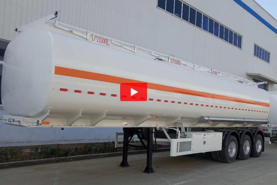 3 axles 42000liters fuel tank trailer