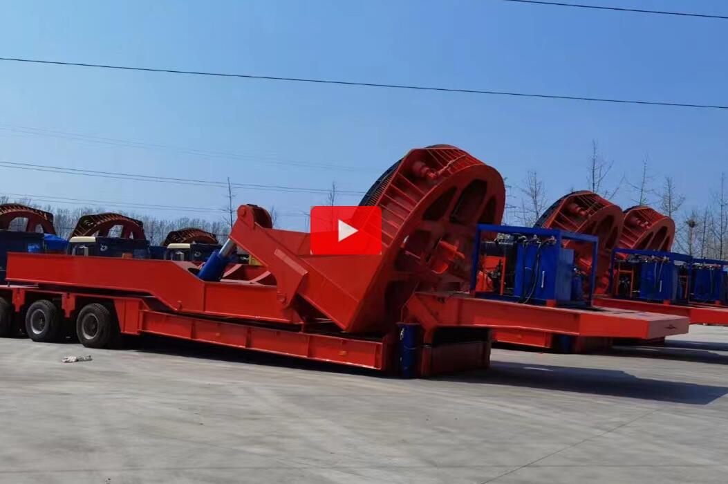 Windmill blade trailer