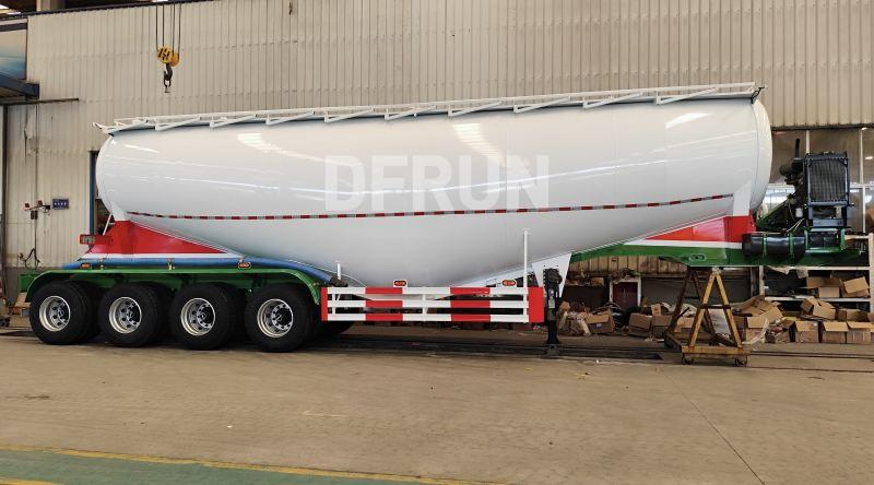 DFRUN 4 axles 50M3 Cement tank trailers will be shipped to Angola
