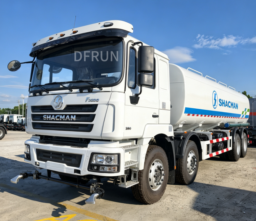 SHACMAN Camion citerne à eau commande pour client minier de Guinée